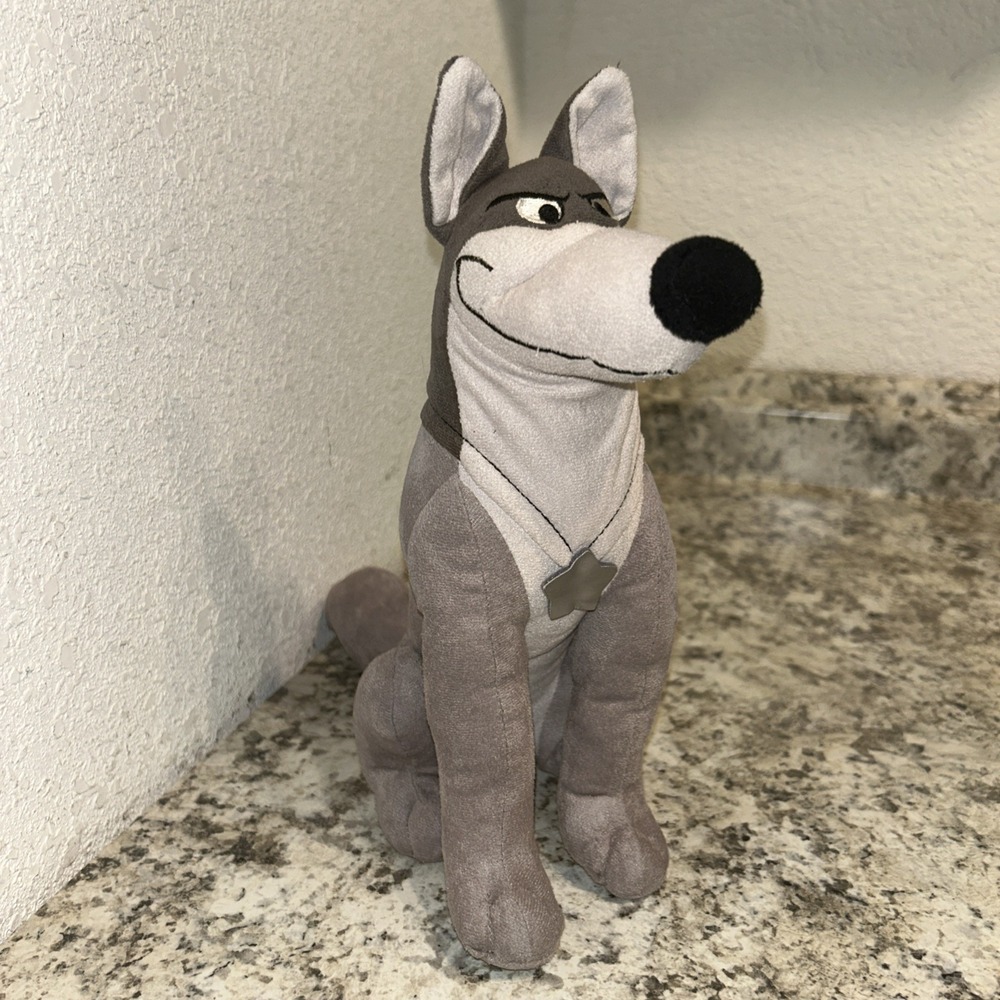 ORIGINAL THUNDERBOLT DOG PLUSH 101 DALMATIANS GERMAN SHEPHERD DISNEY STORE USA